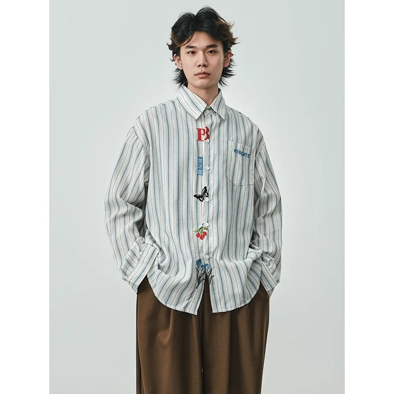 Plaid Long Sleeve Shirt – Cool Casual Streetwear for Every Day | same ANTHEM - White / 2XL - Shirt