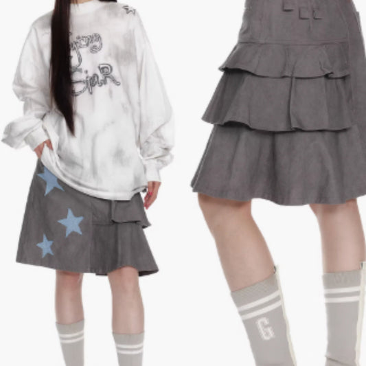 Plaid Patchwork Star Pleated Skirt – Stylish for Soulmates | Same ANTHEM