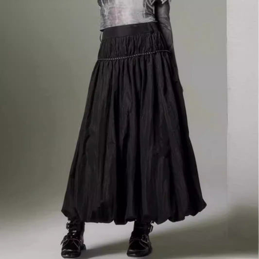 Pleated High Waist Bud Skirt – Unique Style for Lovers | Same ANTHEM