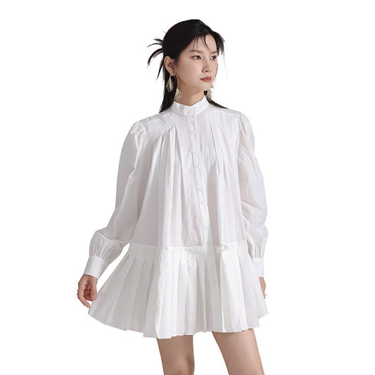 Pleated Oversized Blouse – Dreamy & Chic Layers | same ANTHEM