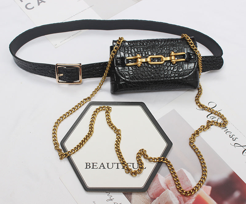 PU Leather Chain Belt Bag – Soulmate Streetwear Accessory | same ANTHEM - Bag
