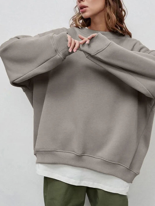 Pullover Sweatshirt – same ANTHEM | Cozy Streetwear for Soulmates & Chosen Family - Mocha / L