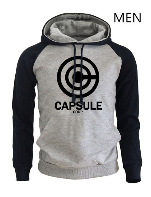 Raglan Dragon Ball Sweatshirt – Japanese Streetwear Hoodie | same ANTHEM - dark blue gray1 / S