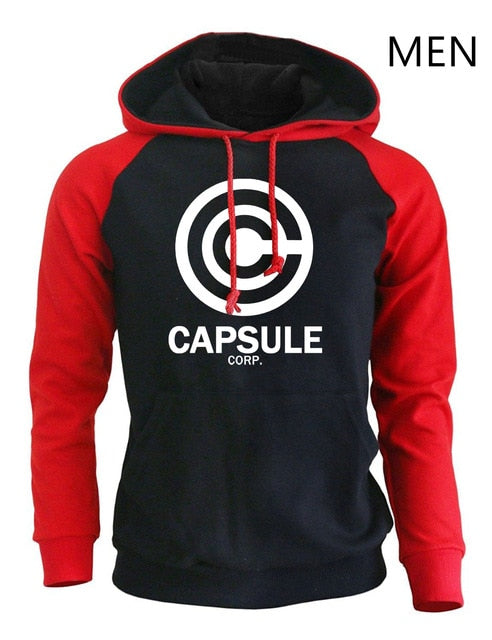 Raglan Dragon Ball Sweatshirt – Japanese Streetwear Hoodie | same ANTHEM - red black5 / S