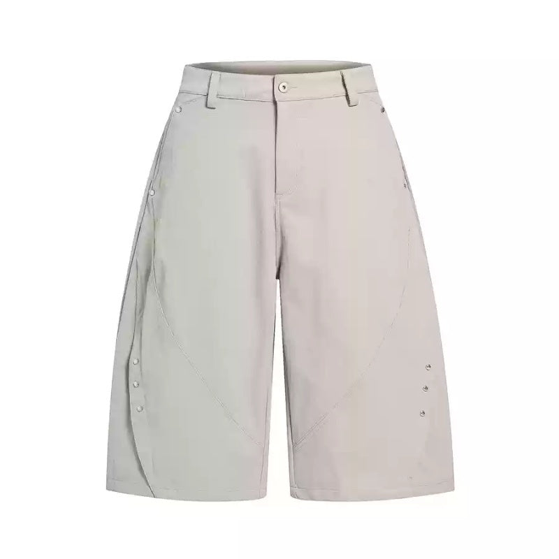 Rivet Machete Cropped Casual Trousers – Chic Everyday | same ANTHEM - L / Pale Gray - Pants