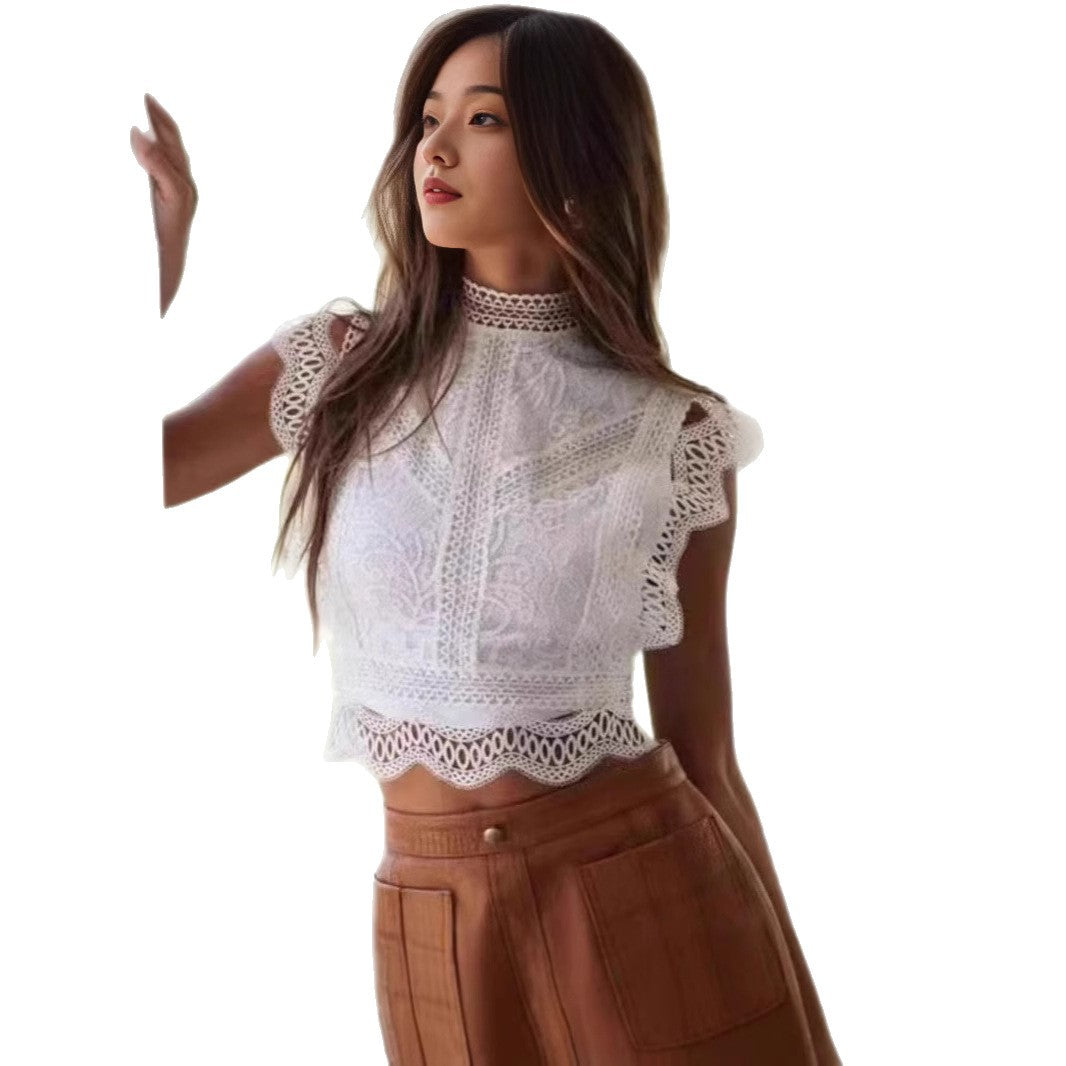 Romantic Boho Top Women | Elegant Solid Color Streetwear | same ANTHEM