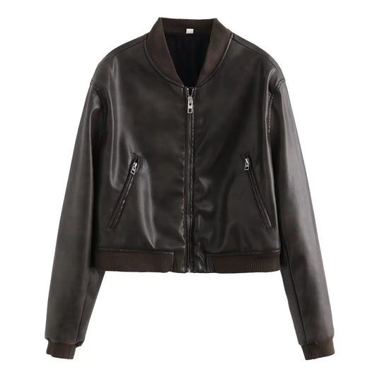 Romantic Pilot Leather Jacket | same ANTHEM