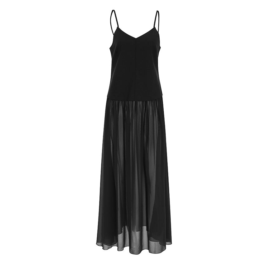 Romantic V-Neck Camisole Long Dress | Dreamy Night Dress | same ANTHEM