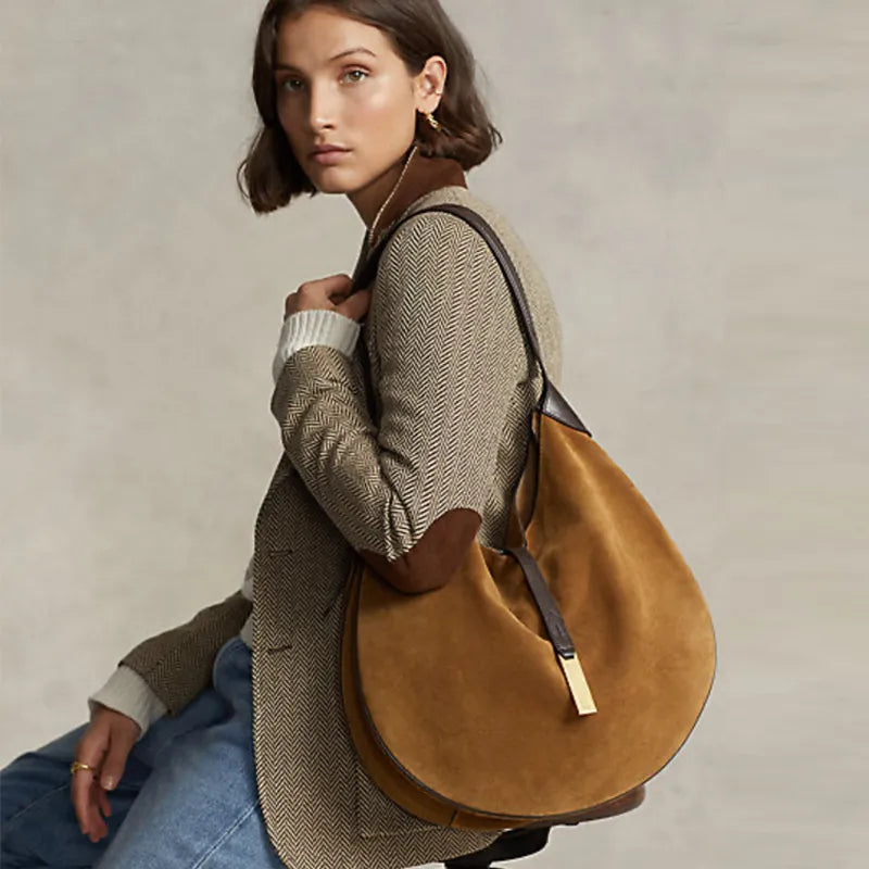 Ruched Hobo Luxury PU Leather Crossbody Bag same ANTHEM.