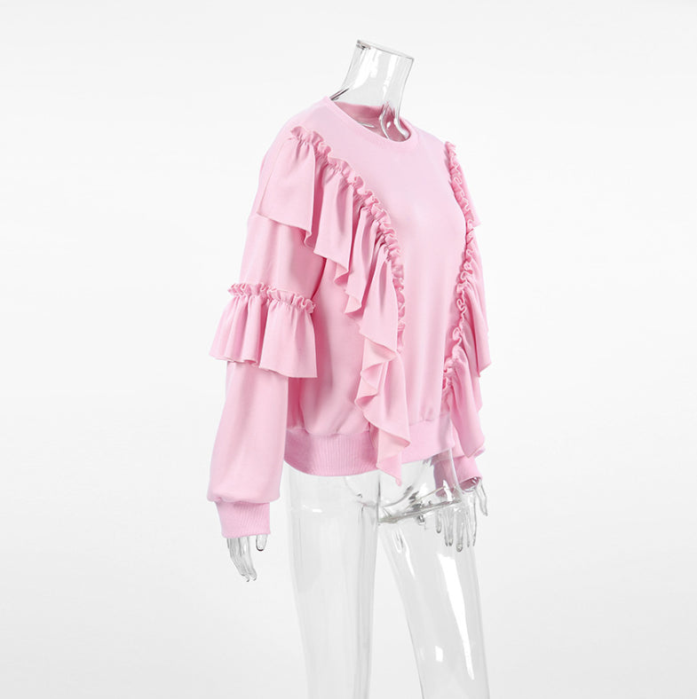 Ruffled Edge Sweatshirt – same ANTHEM.