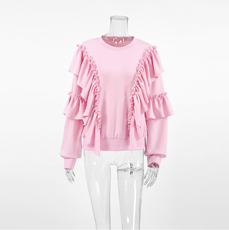 Ruffled Edge Sweatshirt – same ANTHEM.