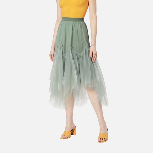 same ANTHEM. Irregular Mesh Puffy Skirt – Dreamy Streetwear for Soulmates