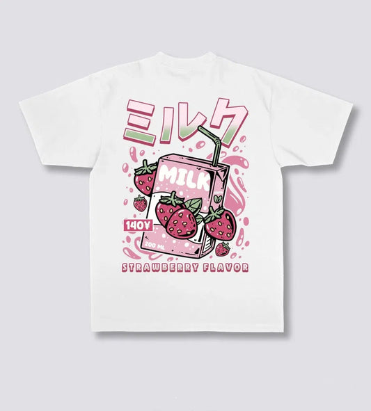 same ANTHEM. Japanese Cute Style Tee – Oversized Soulmate T-Shirt for Men - YT250611101-white / XS