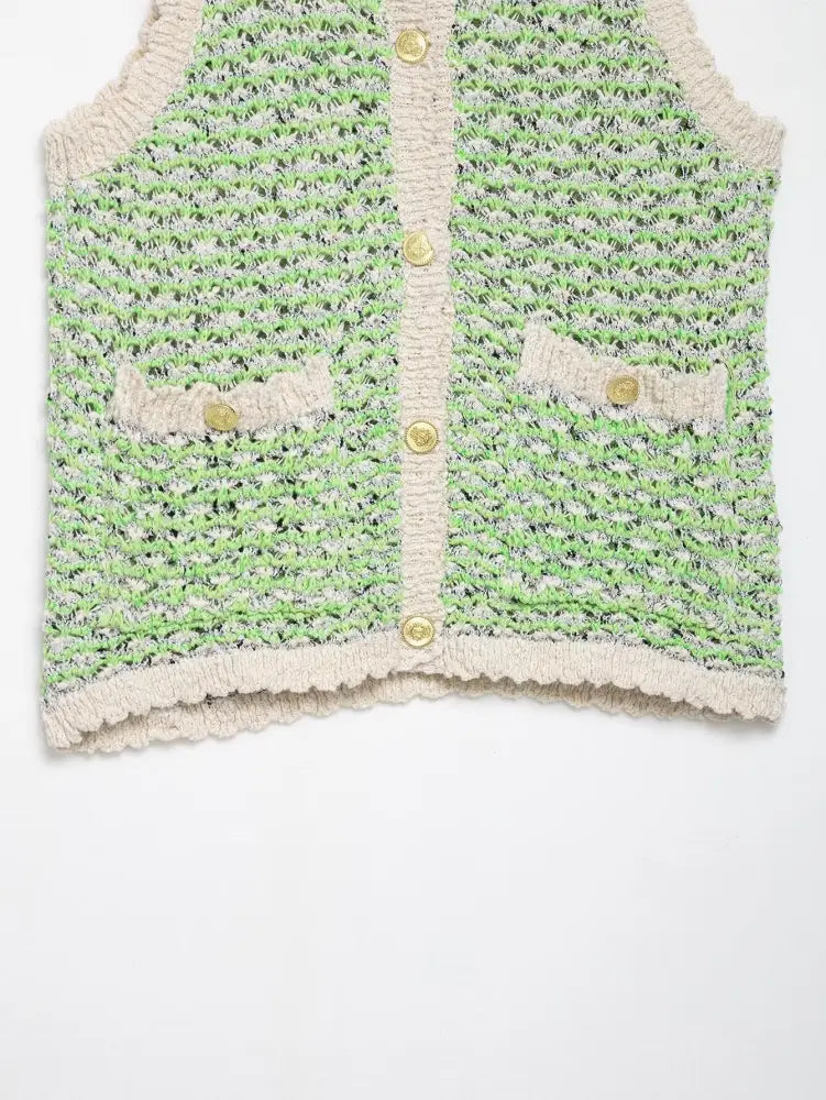 same ANTHEM. Soulmate Knit Vest – Sleeveless Round Neck Sweater for Women