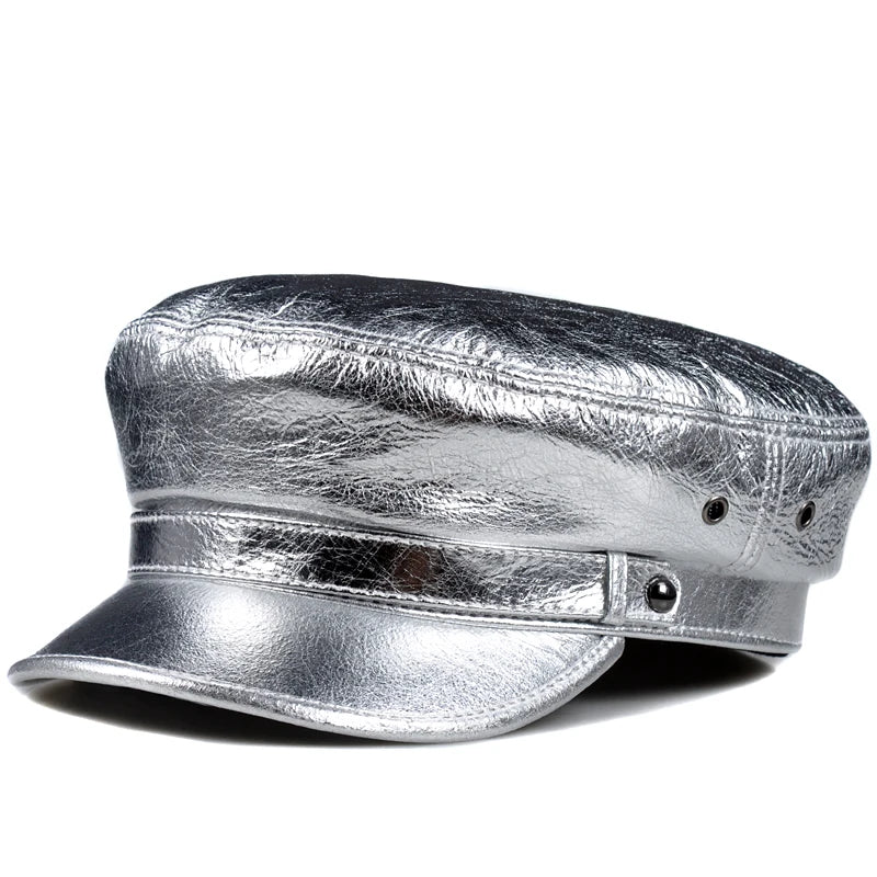 same ANTHEM. Soulmate Streetwear Leather Cap – Korean Navy Hat