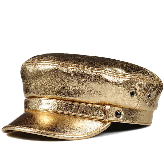 same ANTHEM. Soulmate Streetwear Leather Cap – Korean Navy Hat