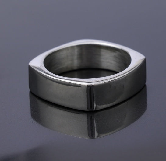 same ANTHEM. Titanium Steel Wild Couple Ring – Soulmate Statement Jewelry - Bag