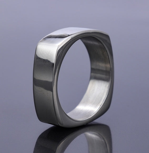 same ANTHEM. Titanium Steel Wild Couple Ring – Soulmate Statement Jewelry - Bag