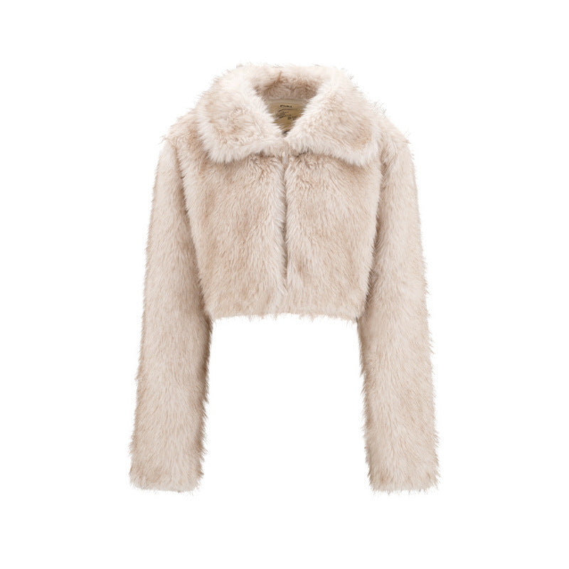 Short Mink Fur Coat – Chic Soulmate Fashion | same ANTHEM. - white / S