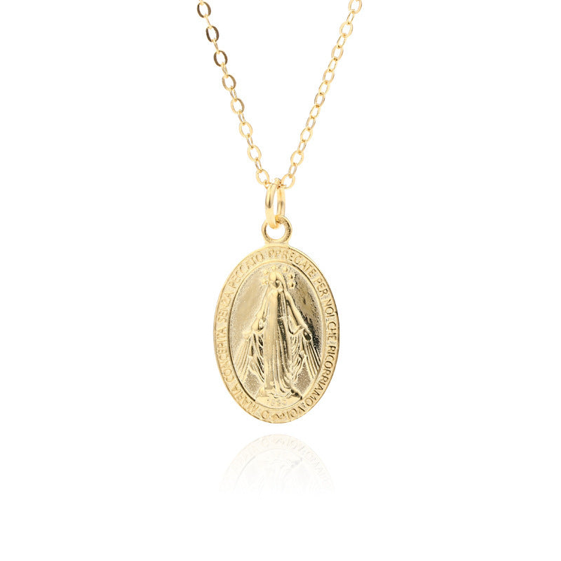 Silver 925 Vintage Cameo Necklace | Chic Boho Oval Pendant for Soulmates & Lovers | same ANTHEM