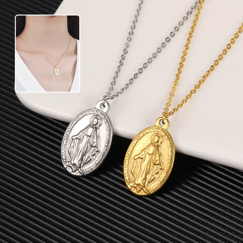 Silver 925 Vintage Cameo Necklace | Chic Boho Oval Pendant for Soulmates & Lovers | same ANTHEM