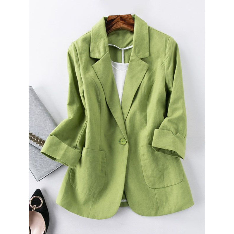 Slim Fit Cropped Sleeve Sub-Suit | same ANTHEM. Soulmate Streetwear - Green / 2XL
