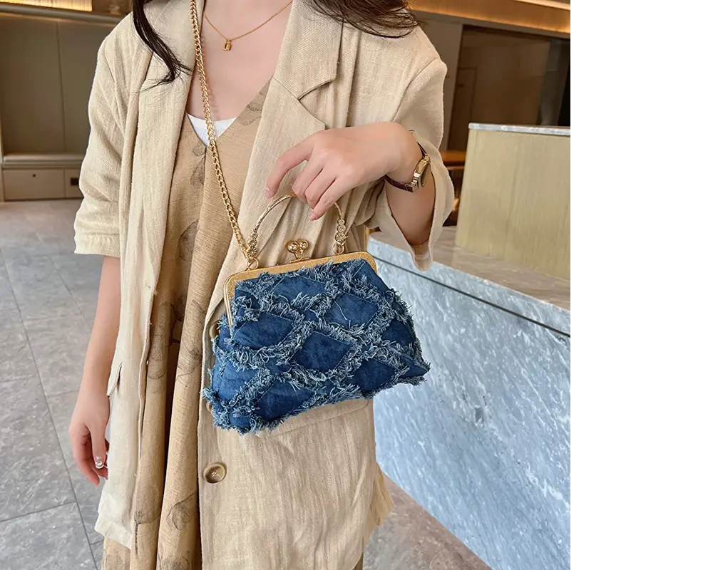 Small Denim Crossbody Bag – Travel Purse for Women | same ANTHEM.