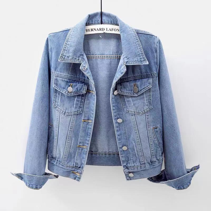 Soulmate Denim Dream Jacket - Wear Your Style Short Slim Jacket for Lovers Friends & Twin Flames - Light Blue / 2XL