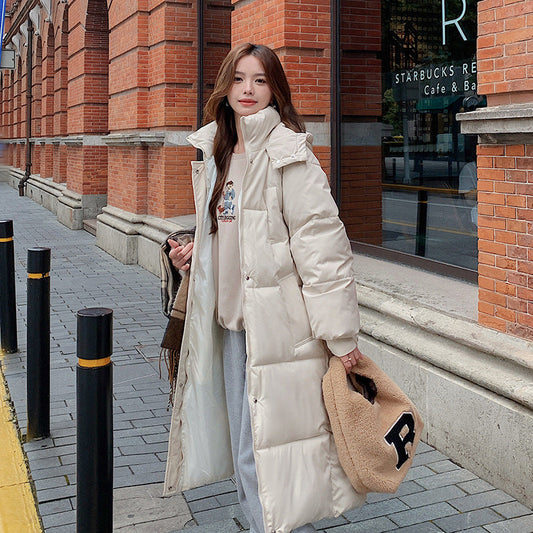 Soulmate Loose Down Coat – Cozy Casual & Timeless - Beige / 2XL