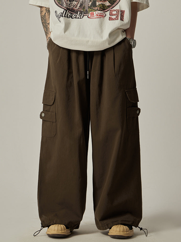 Soulmate Streetwear Pants – Chill Baggy Vibe | Same Anthem - Brown / L - Pants
