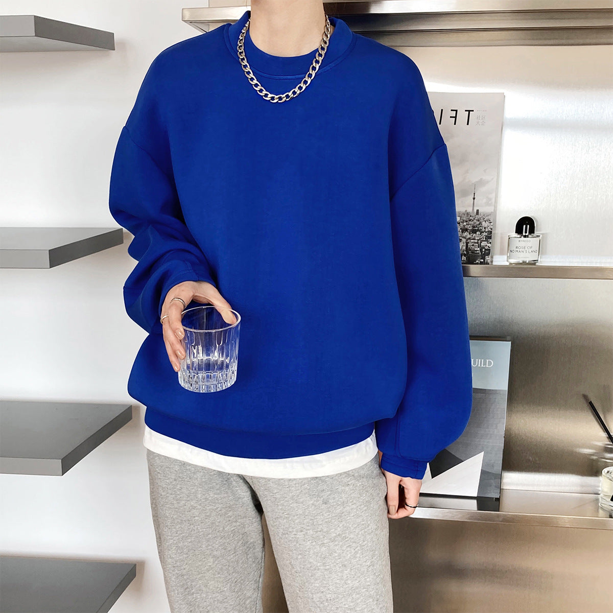 Space Cotton Hoodie – same ANTHEM | Streetwear for Soulmates & Chosen Family - Gemstone Blue / M