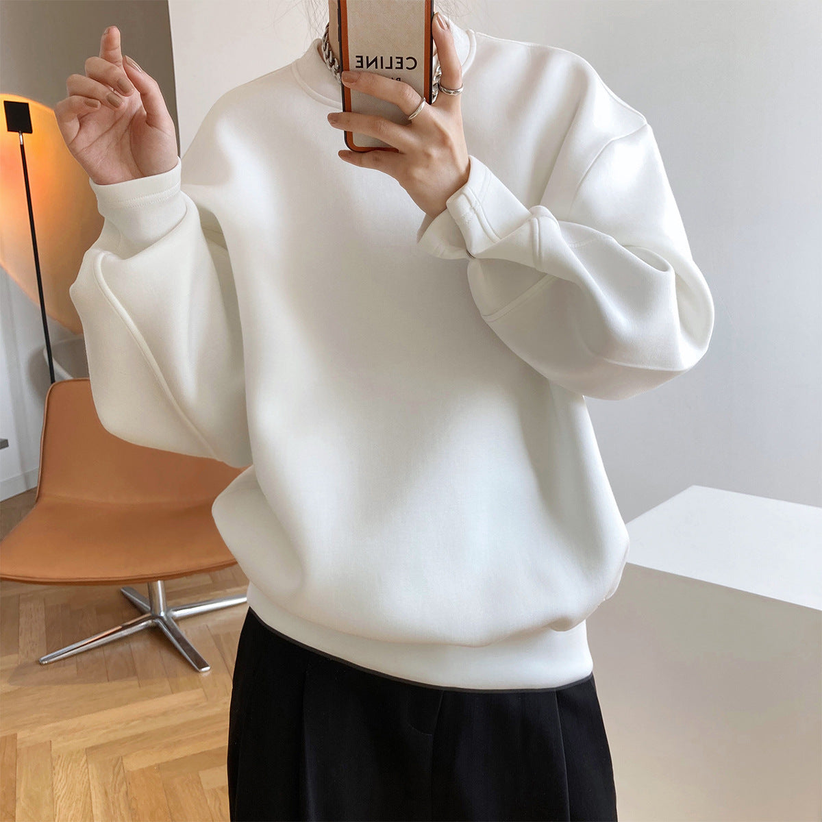 Space Cotton Hoodie – same ANTHEM | Streetwear for Soulmates & Chosen Family - white / M