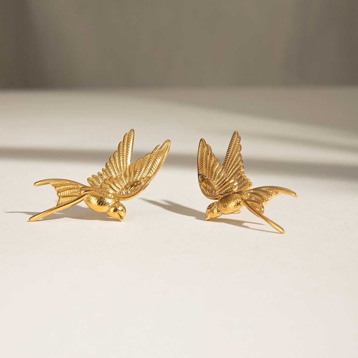 Stainless Steel Peace Dove Earrings Earrings Simple - JDE2410028