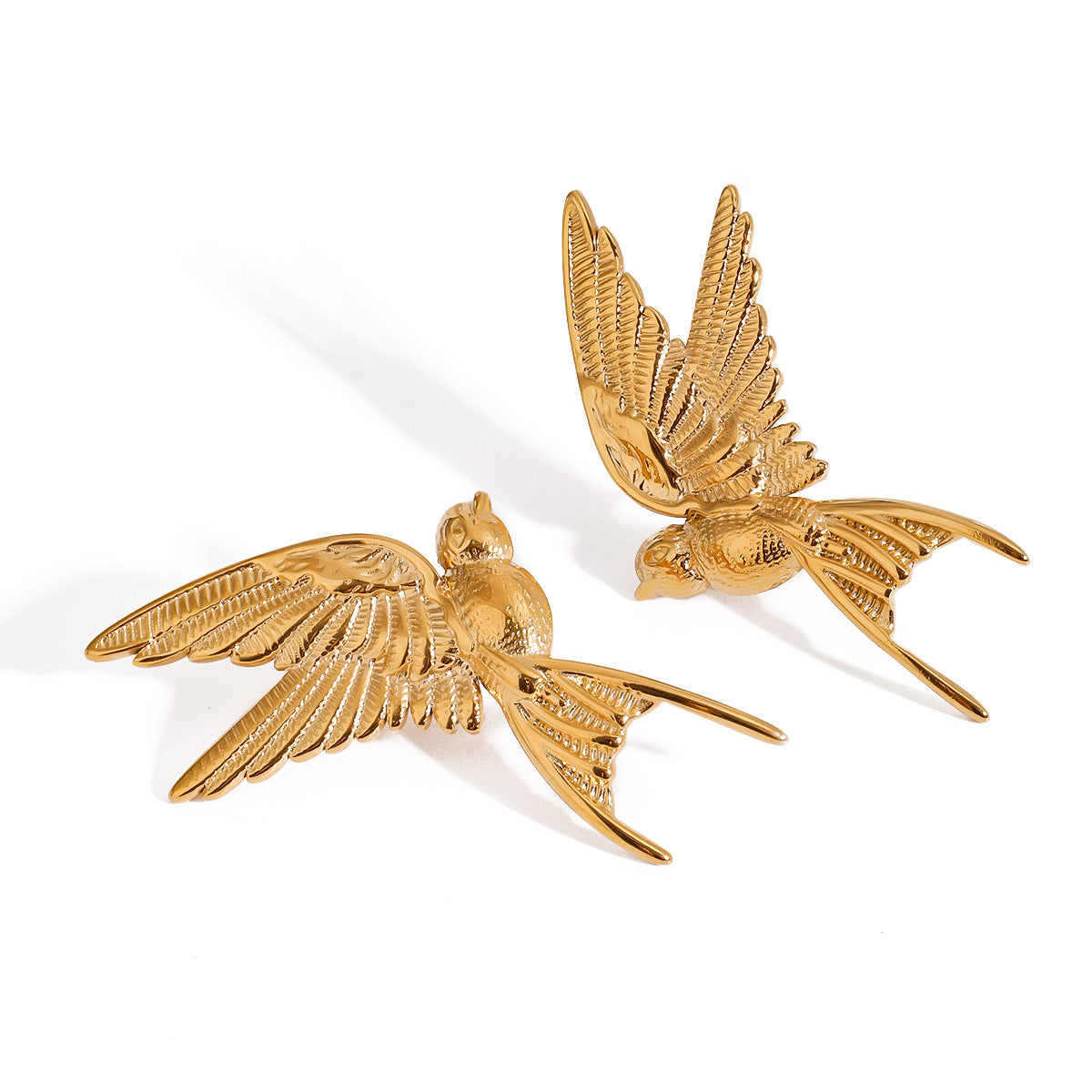 Stainless Steel Peace Dove Earrings Earrings Simple - JDE2410028