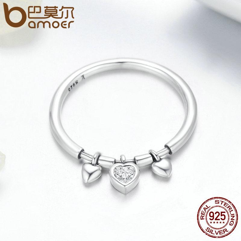 Sterling Silver Circon Heart Ring – Women’s Sparkling Jewellery | same ANTHEM