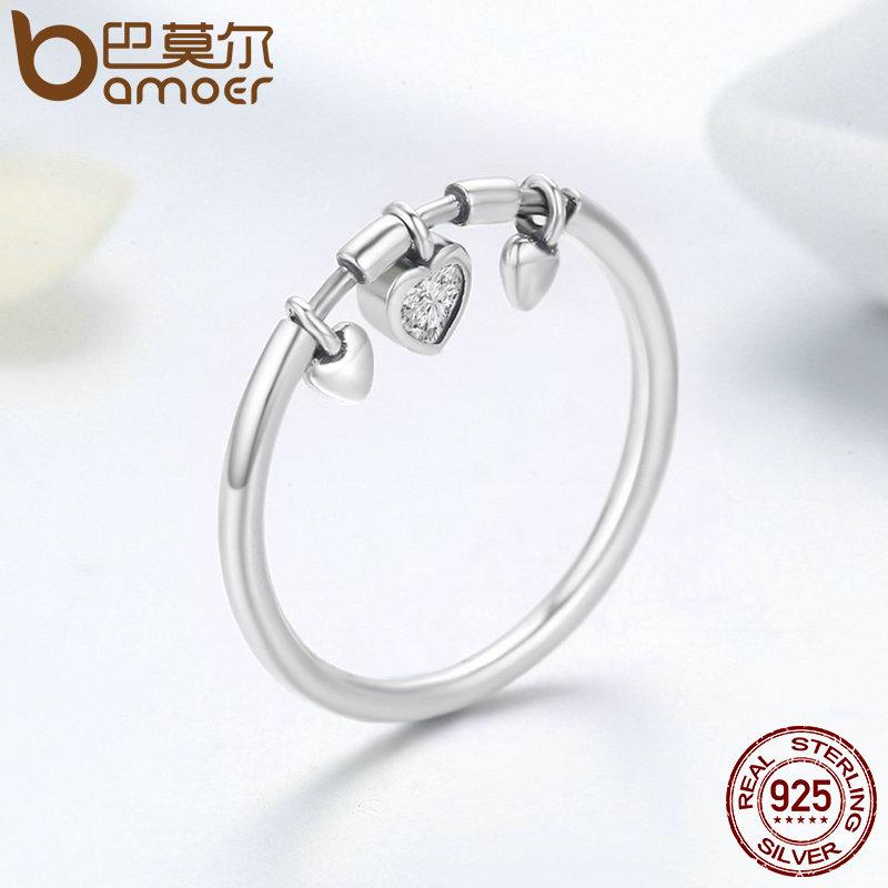Sterling Silver Circon Heart Ring – Women’s Sparkling Jewellery | same ANTHEM