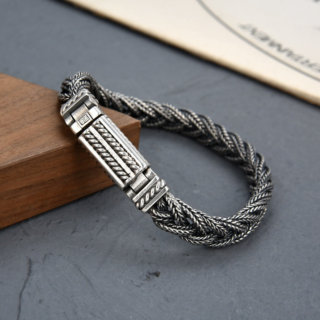Sterling Silver Fox Tail Bracelet for Men – Soulmate Streetwear | same ANTHEM. - Bag