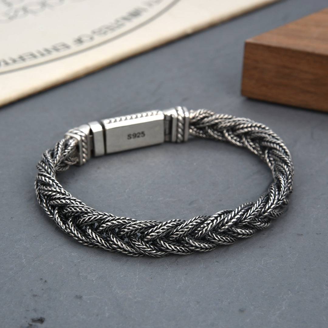 Sterling Silver Fox Tail Bracelet for Men – Soulmate Streetwear | same ANTHEM. - Bag
