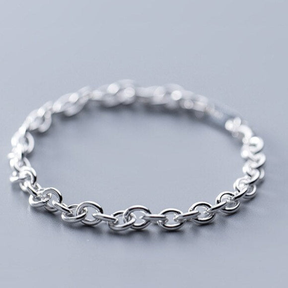 Sterling Silver Link Chain Bracelet – Soulmate Jewellery | same ANTHEM. - Silver