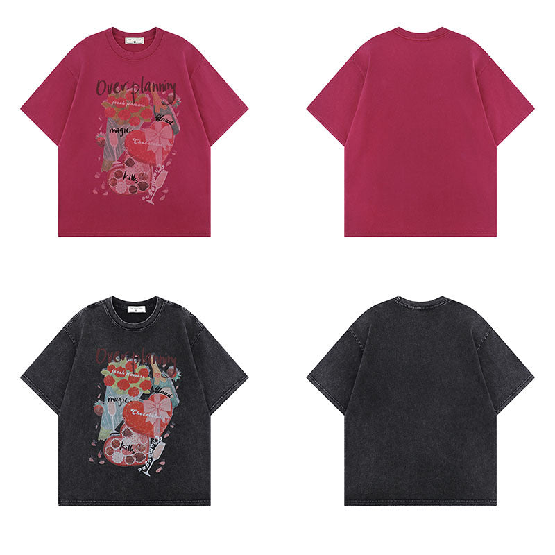 Streetwear Washed Cotton Unisex Tee | Loose Summer Top | same ANTHEM.