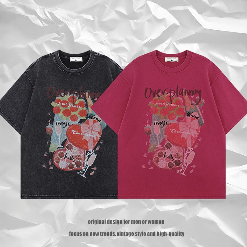 Streetwear Washed Cotton Unisex Tee | Loose Summer Top | same ANTHEM.