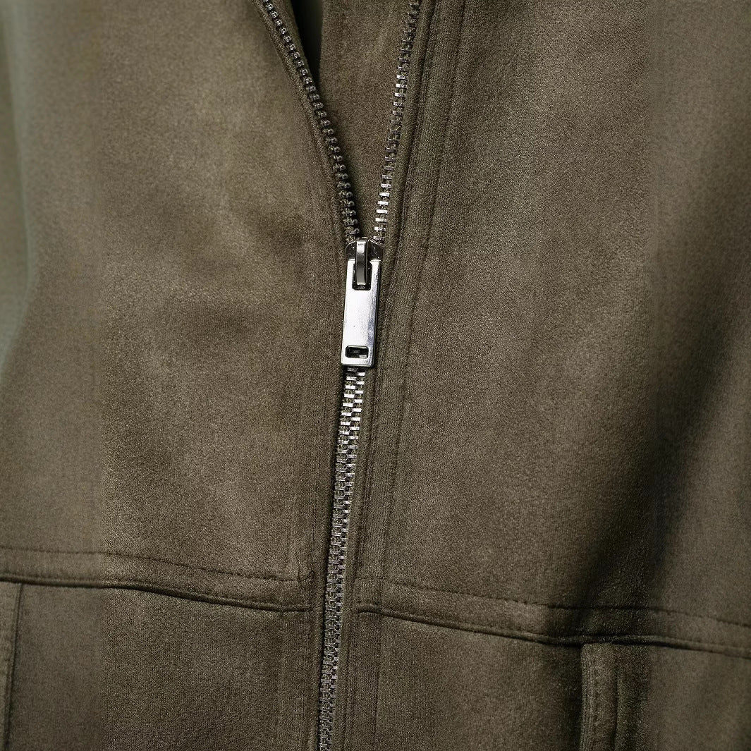 Suede Vest Jacket – Japanese Style Chic Streetwear | same ANTHEM