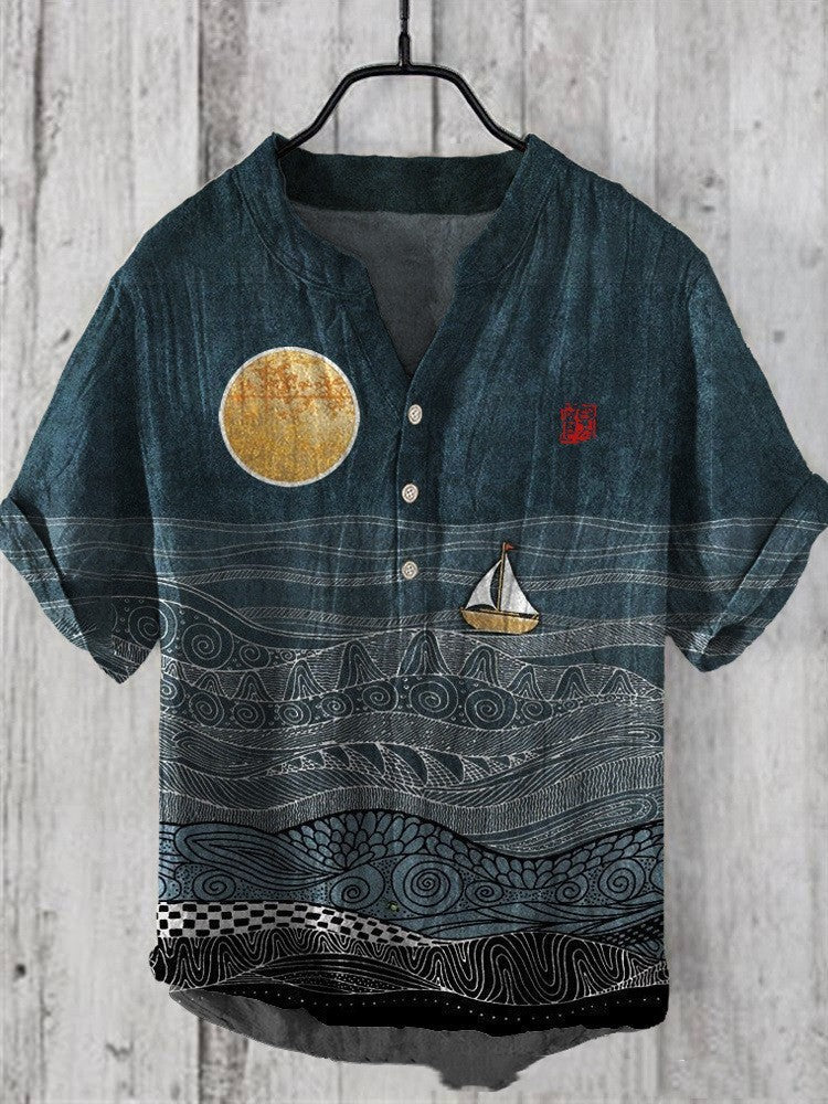 Summer Men’s Printed Shirt – Casual Cool Short Sleeve | same ANTHEM - AUI26 / 5XL