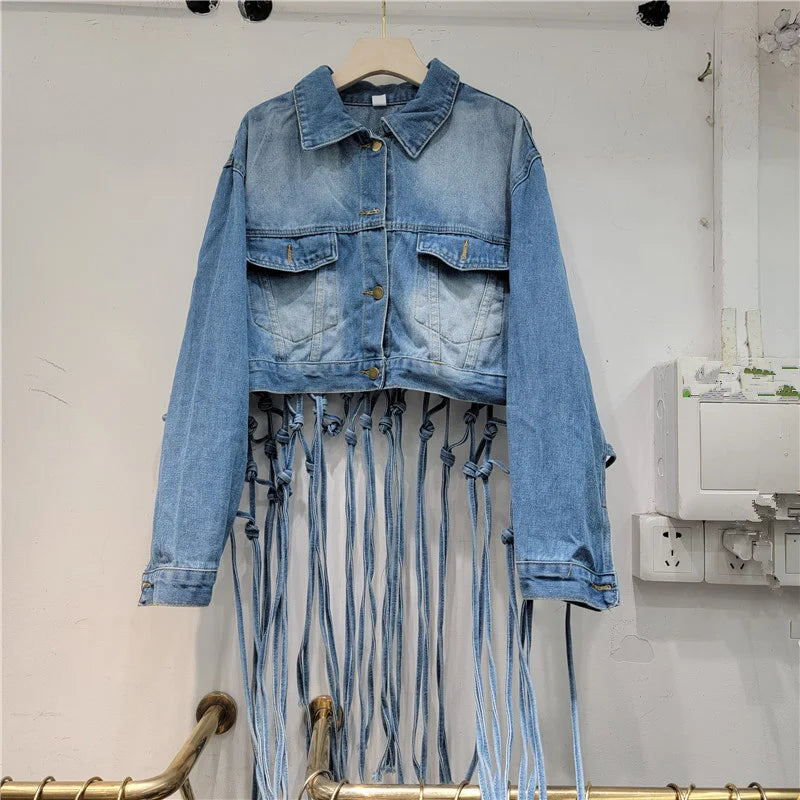 Tassel Denim Jacket – same ANTHEM | Soulmate Streetwear