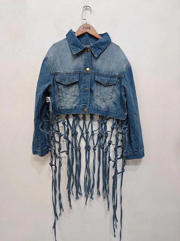 Tassel Denim Jacket – same ANTHEM | Soulmate Streetwear
