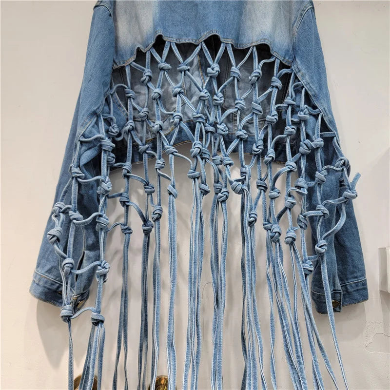 Tassel Denim Jacket – same ANTHEM | Soulmate Streetwear