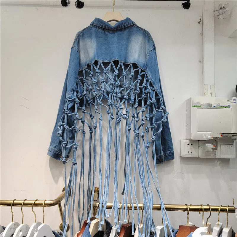 Tassel Denim Jacket – same ANTHEM | Soulmate Streetwear