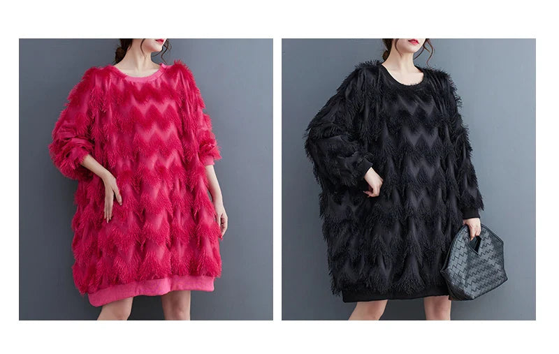 Tassel Sweater Dress Women – Soulmate Streetwear | same ANTHEM.