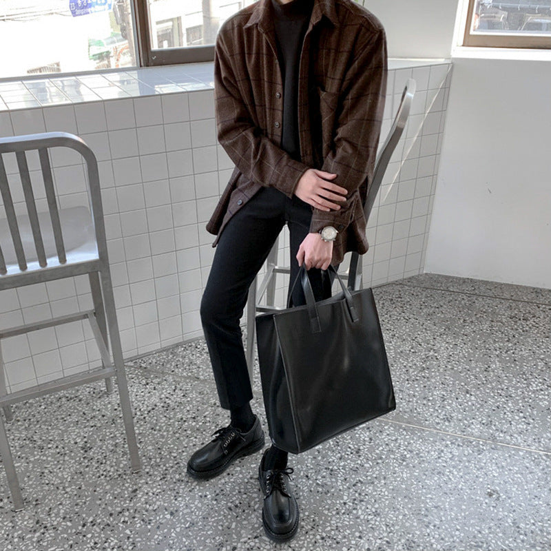 Thick Wool Plaid Shirt – Cozy Casual Layer for Every Day | same ANTHEM