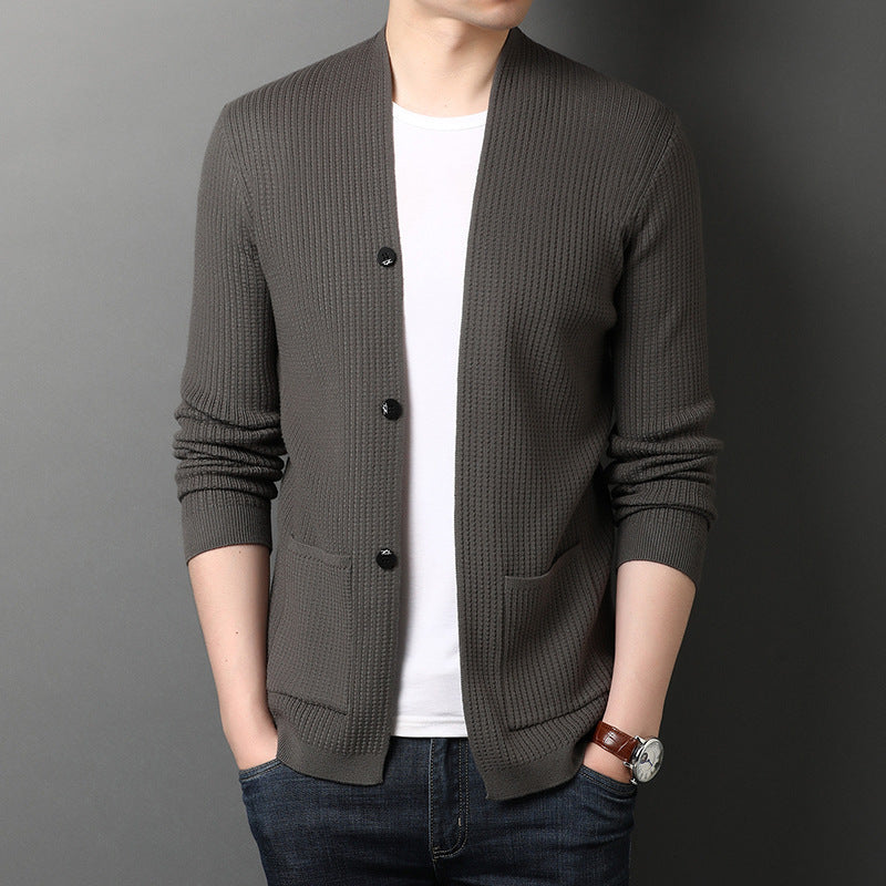 Timeless Men’s Sweater Coat | Classic & Elegant Knitwear for Soulmates | same ANTHEM - Green / 2XL